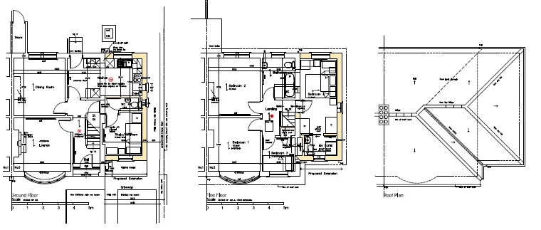 Architectural Drawing by Richard Dawson